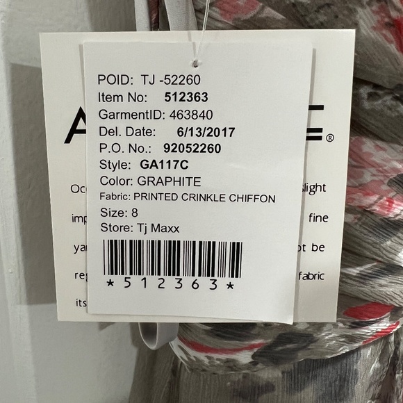 Amsale Floral Print Silk Chiffon Gown - Picture 6 of 9